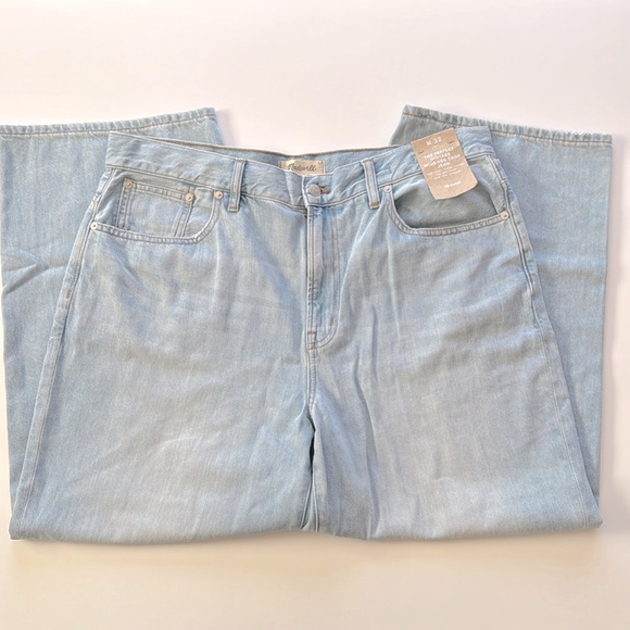 Madewell Perfect Vintage Wide-Leg Crop Jean in Fitzgerald Wash - Picture 6 of 11